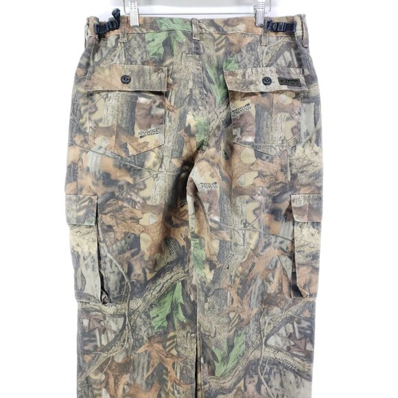 Liberty Mens Large Camo Cargo Hunting Pants Adjustable Hem - Picture 5 of 10
